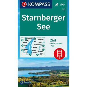KOMPASS Wanderkarte 793 Starnberger See 1:25.000: 3in1 Wanderkarte mit Aktiv Guide inklusive Karte zur offline Verwendung in der KOMPASS-App. Fahrradfahren. Skitouren. Langlaufen. - Preis vom 11.06.2026 05:43:19 h KOMPASS Wanderkarte 793 Starnberger See 1:25.000: 3in1 Wanderkarte mit Aktiv Guide inklusive Karte zur offline Verwendung in der KOMPASS-App. Fahrradfahren. Skitouren. Langlaufen. - Preis vom 11.06.2026 05:43:19 h