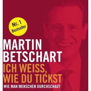 Martin Betschart - Ich weiß, wie Du tickst (ungekürzte Lesung auf 1 MP3-CD): Wie man Menschen durchschaut - Preis vom 16.06.2026 05:30:18 h Martin Betschart - Ich weiß, wie Du tickst (ungekürzte Lesung auf 1 MP3-CD): Wie man Menschen durchschaut - Preis vom 16.06.2026 05:30:18 h