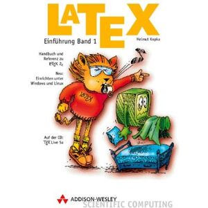 Helmut Kopka - LaTeX, 3 Bde., Bd.1, Einführung, m. CD-ROM (Sonstige Bücher AW) - Preis vom 16.06.2026 05:30:18 h Helmut Kopka - LaTeX, 3 Bde., Bd.1, Einführung, m. CD-ROM (Sonstige Bücher AW) - Preis vom 16.06.2026 05:30:18 h