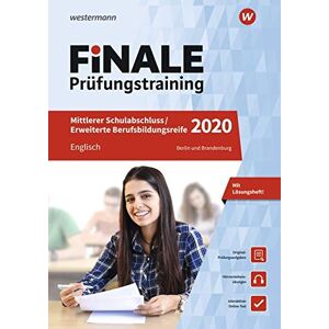 Elke Dreyer - FiNALE - Prüfungstraining Mittlerer Schulabschluss, Fachoberschulreife, Erweiterte Berufsbildungsreife Berlin und Brandenburg: Englisch 2020 Arbeitsbuch mit Lösungsheft und Audio-CD - Preis vom 11.06.2026 05:43:19 h Elke Dreyer - FiNALE - Prüfungstraining Mittlerer Schulabschluss, Fachoberschulreife, Erweiterte Berufsbildungsreife Berlin und Brandenburg: Englisch 2020 Arbeitsbuch mit Lösungsheft und Audio-CD - Preis vom 11.06.2026 05:43:19 h