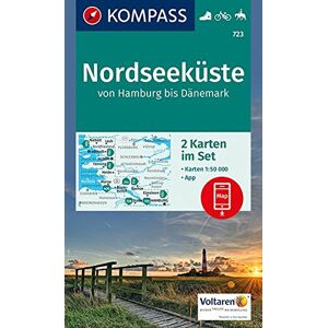 KOMPASS-Karten GmbH - Nordseeküste von Hamburg bis Dänemark: 2 Wanderkarten 1:50000 im Set inklusive Karte zur offline Verwendung in der KOMPASS-App. Fahrradfahren. Reiten. (KOMPASS-Wanderkarten) - Preis vom 14.06.2026 05:24:48 h KOMPASS-Karten GmbH - Nordseeküste von Hamburg bis Dänemark: 2 Wanderkarten 1:50000 im Set inklusive Karte zur offline Verwendung in der KOMPASS-App. Fahrradfahren. Reiten. (KOMPASS-Wanderkarten) - Preis vom 14.06.2026 05:24:48 h