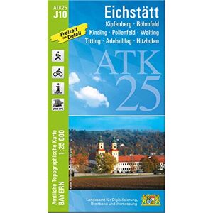 Landesamt für Digitalisierung, Breitband und Vermessung, Bayern - ATK25-J10 Eichstätt (Amtliche Topographische Karte 1:25000): Kipfenberg, Titting, Adelschlag, Hitzhofen, Kinding, Pollenfeld (ATK25 Amtliche Topographische Karte 1:25000 Bayern) - Preis vom Landesamt für Digitalisierung, Breitband und Vermessung, Bayern - ATK25-J10 Eichstätt (Amtliche Topographische Karte 1:25000): Kipfenberg, Titting, Adelschlag, Hitzhofen, Kinding, Pollenfeld (ATK25 Amtliche Topographische Karte 1:25000 Bayern) - Preis vom