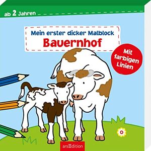 Mein erster dicker Malblock – Bauernhof: Ab 2 Jahren mit farbigen Linien Erstes Malbuch mit einfachen Motiven und bunten Hintergründen - Preis vom 14.06.2026 05:24:48 h Mein erster dicker Malblock – Bauernhof: Ab 2 Jahren mit farbigen Linien Erstes Malbuch mit einfachen Motiven und bunten Hintergründen - Preis vom 14.06.2026 05:24:48 h