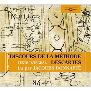 Jacques Bonnaffe - Discours de la méthode - Preis vom 15.06.2026 05:30:30 h Jacques Bonnaffe - Discours de la méthode - Preis vom 15.06.2026 05:30:30 h