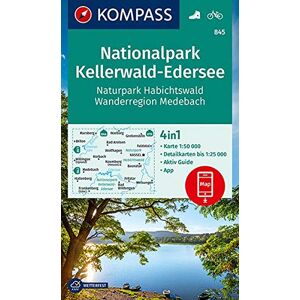 KOMPASS-Karten GmbH - KOMPASS Wanderkarte Nationalpark Kellerwald-Edersee, Naturpark Habichtswald, Wanderregion Medebach: 4in1 Wanderkarte 1:50000 mit Aktiv Guide und ... Verwendung in der KOMPASS-App. Fahrradfahren. - Preis vom 16.06.2026 05:30:18 h KOMPASS-Karten GmbH - KOMPASS Wanderkarte Nationalpark Kellerwald-Edersee, Naturpark Habichtswald, Wanderregion Medebach: 4in1 Wanderkarte 1:50000 mit Aktiv Guide und ... Verwendung in der KOMPASS-App. Fahrradfahren. - Preis vom 16.06.2026 05:30:18 h