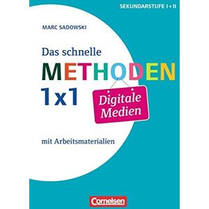 Marc Fachmethoden Sekundarstufe I und II: Das schnelle Methoden-1x1 Digitale Medien: Buch mit Kopiervorlagen über Webcode - Preis vom 14.06.2026 05:24:48 h Marc Fachmethoden Sekundarstufe I und II: Das schnelle Methoden-1x1 Digitale Medien: Buch mit Kopiervorlagen über Webcode - Preis vom 14.06.2026 05:24:48 h