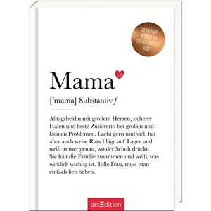 Mama (Substantiv, f): 50 Gründe, warum du die Allerbeste bist! Modernes Komplimentebuch für alle Mütter - Preis vom 12.06.2026 05:40:31 h Mama (Substantiv, f): 50 Gründe, warum du die Allerbeste bist! Modernes Komplimentebuch für alle Mütter - Preis vom 12.06.2026 05:40:31 h
