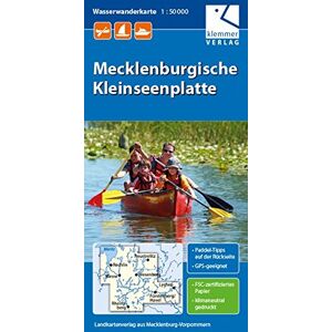 Klaus Klemmer - Wasserwanderkarte Mecklenburgische Kleinseenplatte: Maßstab 1:50.000, GPS geeignet, Paddel-Tipps auf der Rückseite - Preis vom 11.06.2026 05:43:19 h Klaus Klemmer - Wasserwanderkarte Mecklenburgische Kleinseenplatte: Maßstab 1:50.000, GPS geeignet, Paddel-Tipps auf der Rückseite - Preis vom 11.06.2026 05:43:19 h