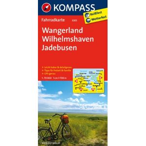 Wangerland - Wilhelmshaven - Jadebusen: Fahrradkarte. GPS-genau. 1:70000 - Preis vom 13.06.2026 05:28:29 h Wangerland - Wilhelmshaven - Jadebusen: Fahrradkarte. GPS-genau. 1:70000 - Preis vom 13.06.2026 05:28:29 h