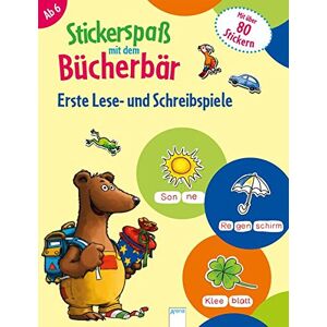 Silke Reimers - Stickerspaß mit dem Bücherbär. Erste Lese- und Schreibspiele - Preis vom 16.06.2026 05:30:18 h Silke Reimers - Stickerspaß mit dem Bücherbär. Erste Lese- und Schreibspiele - Preis vom 16.06.2026 05:30:18 h