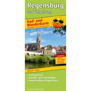 Publicpress - Rad- und Wanderkarte Regensburg und Umgebung: mit Ausflugszielen, Einkehr- & Freizeittipps, wetterfest, reissfest, abwischbar, GPS-genau. 1:50000 - Preis vom 13.06.2026 05:28:29 h Publicpress - Rad- und Wanderkarte Regensburg und Umgebung: mit Ausflugszielen, Einkehr- & Freizeittipps, wetterfest, reissfest, abwischbar, GPS-genau. 1:50000 - Preis vom 13.06.2026 05:28:29 h