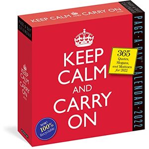 Workman Calendars - 2022 Keep Calm and Carry on: 365 Quotes, Slogans, and Mottos for 2022. - Preis vom 12.06.2026 05:40:31 h Workman Calendars - 2022 Keep Calm and Carry on: 365 Quotes, Slogans, and Mottos for 2022. - Preis vom 12.06.2026 05:40:31 h