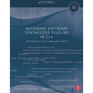 Will Pirkle - Designing Software Synthesizer Plug-Ins in C++: For Rackafx, Vst3, and Audio Units - Preis vom 15.06.2026 05:30:30 h Will Pirkle - Designing Software Synthesizer Plug-Ins in C++: For Rackafx, Vst3, and Audio Units - Preis vom 15.06.2026 05:30:30 h