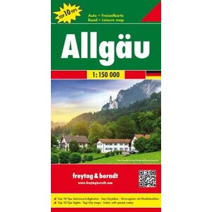 Freytag-Berndt und Artaria KG - Allgäu, Autokarte 1:150.000: Toeristische wegenkaart 1:150 000 (freytag & berndt Auto + Freizeitkarten) - Preis vom 13.06.2026 05:28:29 h Freytag-Berndt und Artaria KG - Allgäu, Autokarte 1:150.000: Toeristische wegenkaart 1:150 000 (freytag & berndt Auto + Freizeitkarten) - Preis vom 13.06.2026 05:28:29 h