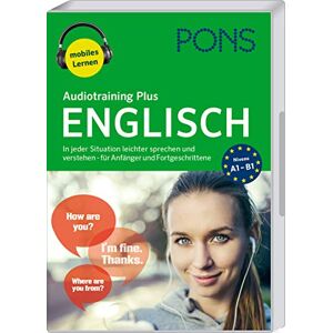PONS Audiotraining Plus Englisch: In jeder Situation leichter sprechen und verstehen - für Anfänger und Fortgeschrittene - Preis vom 10.06.2026 05:35:22 h PONS Audiotraining Plus Englisch: In jeder Situation leichter sprechen und verstehen - für Anfänger und Fortgeschrittene - Preis vom 10.06.2026 05:35:22 h