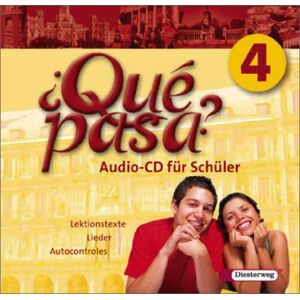 Qué pasa. Lehrwerk für den Spanischunterricht, 2. Fremdsprache: Qué pasa: Audio-CD 4 für Schüler - Preis vom 15.06.2026 05:30:30 h Qué pasa. Lehrwerk für den Spanischunterricht, 2. Fremdsprache: Qué pasa: Audio-CD 4 für Schüler - Preis vom 15.06.2026 05:30:30 h