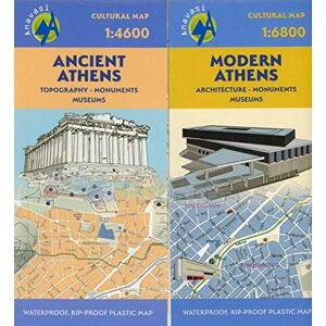 Stadtplan Ancient Athens / Modern Athens 1:4600: 3-D Darstellung Ancient Athen historische Stadtmauer, Akropolis, Agora, Byzantinische Kirchen 4,6T. - Preis vom 13.06.2026 05:28:29 h Stadtplan Ancient Athens / Modern Athens 1:4600: 3-D Darstellung Ancient Athen historische Stadtmauer, Akropolis, Agora, Byzantinische Kirchen 4,6T. - Preis vom 13.06.2026 05:28:29 h