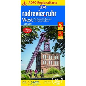 Allgemeiner Deutscher Fahrrad-Club e.V. (ADFC) - ADFC-Regionalkarte radrevier.ruhr West, 1:50.000, reiß- und wetterfest, GPS-Tracks Download: Von Xanten bis Bochum, von Haltern bis Essen (ADFC-Regionalkarte 1:50000) - Preis vom 16.06.2026 05:30:18 h Allgemeiner Deutscher Fahrrad-Club e.V. (ADFC) - ADFC-Regionalkarte radrevier.ruhr West, 1:50.000, reiß- und wetterfest, GPS-Tracks Download: Von Xanten bis Bochum, von Haltern bis Essen (ADFC-Regionalkarte 1:50000) - Preis vom 16.06.2026 05:30:18 h