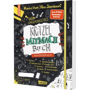 Hart #buch4you: Dein unglaubliches Kritzel-Mitmach-Buch: Teens-Edition ab 10 - Preis vom 12.06.2026 05:40:31 h Hart #buch4you: Dein unglaubliches Kritzel-Mitmach-Buch: Teens-Edition ab 10 - Preis vom 12.06.2026 05:40:31 h