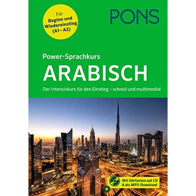 PONS Power-Sprachkurs Arabisch: Arabisch lernen schnell und multimedial mit MP3-CD und MP3-Download - Preis vom 17.06.2026 05:34:31 h PONS Power-Sprachkurs Arabisch: Arabisch lernen schnell und multimedial mit MP3-CD und MP3-Download - Preis vom 17.06.2026 05:34:31 h