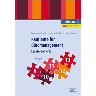 Verena Bettermann - Kaufleute für Büromanagement - Infoband 3: Lernfelder 9-13 - Preis vom 16.06.2026 05:30:18 h Verena Bettermann - Kaufleute für Büromanagement - Infoband 3: Lernfelder 9-13 - Preis vom 16.06.2026 05:30:18 h