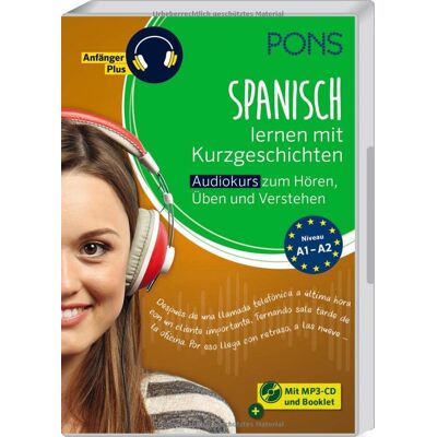 PONS Spanisch lernen mit Kurzgeschichten: Audiokurs zum Hören, Üben und Verstehen (PONS Audiokurs) - Preis vom 21.06.2026 05:42:24 h PONS Spanisch lernen mit Kurzgeschichten: Audiokurs zum Hören, Üben und Verstehen (PONS Audiokurs) - Preis vom 21.06.2026 05:42:24 h