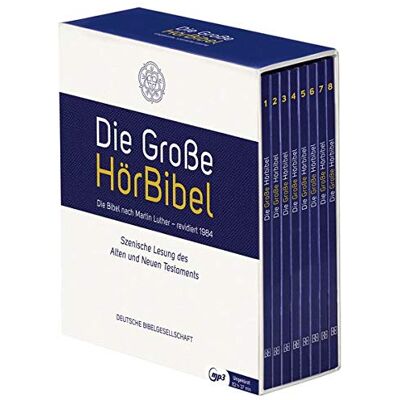 Deutsche Bibelgesellschaft - Die Große HörBibel. Ungekürzte, szenische Lesung. 8 MP3-CDs: Die Bibel nach Martin Luthers Übersetzung, revidiert 1984. Ohne Apokryphen - Preis vom 20.06.2026 05:23:55 h Deutsche Bibelgesellschaft - Die Große HörBibel. Ungekürzte, szenische Lesung. 8 MP3-CDs: Die Bibel nach Martin Luthers Übersetzung, revidiert 1984. Ohne Apokryphen - Preis vom 20.06.2026 05:23:55 h