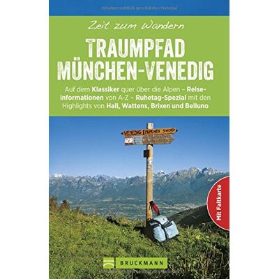 Stefan Lenz - Wanderführer Traumpfad: Zeit zum Wandern von München bis Venedig. Die schönsten Touren in den Alpen: Fernwanderwege von Wolfratshausen über Bad Tölz, ... zum Herausnehmen und GPS-Daten zum Download - Preis vom 22.06.2026 23:23:57 h Stefan Lenz - Wanderführer Traumpfad: Zeit zum Wandern von München bis Venedig. Die schönsten Touren in den Alpen: Fernwanderwege von Wolfratshausen über Bad Tölz, ... zum Herausnehmen und GPS-Daten zum Download - Preis vom 22.06.2026 23:23:57 h