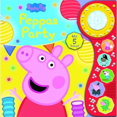 Phoenix International Publications Germany GmbH - Peppa Pig - Peppas Party - Soundbuch mit Lichteffekt - interaktives Pappbilderbuch mit leuchtendem Kristall-Licht und je 5 zauberhaften Geräuschen und Liedern - Peppa Wutz - Preis vom 22.09.2026 03:35:57 h Phoenix International Publications Germany GmbH - Peppa Pig - Peppas Party - Soundbuch mit Lichteffekt - interaktives Pappbilderbuch mit leuchtendem Kristall-Licht und je 5 zauberhaften Geräuschen und Liedern - Peppa Wutz - Preis vom 22.09.2026 03:35:57 h
