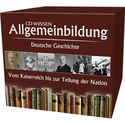 Prof. Dr. Wolfgang Benz - CD WISSEN - Allgemeinbildung - Deutsche Geschichte - Vom Kaiserreich zur Teilung der Nation - Hörbuch-Box mit allen Einzelausgaben, 11 CDs - Preis vom 20.06.2026 05:23:55 h Prof. Dr. Wolfgang Benz - CD WISSEN - Allgemeinbildung - Deutsche Geschichte - Vom Kaiserreich zur Teilung der Nation - Hörbuch-Box mit allen Einzelausgaben, 11 CDs - Preis vom 20.06.2026 05:23:55 h