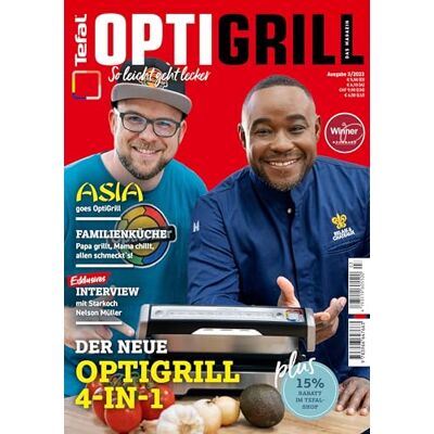 Heel Verlag - OptiGrill Magazin Heft Nr. 3-2023 So leicht geht lecker. Der neue OptiGrill 4-in-1. Mit Starkoch Nelson Müller und Benni Hetterich Der OptiGriller: Das Original von Tefal - Preis vom 22.06.2026 23:23:57 h Heel Verlag - OptiGrill Magazin Heft Nr. 3-2023 So leicht geht lecker. Der neue OptiGrill 4-in-1. Mit Starkoch Nelson Müller und Benni Hetterich Der OptiGriller: Das Original von Tefal - Preis vom 22.06.2026 23:23:57 h