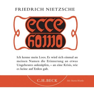 Friedrich Nietzsche - Ecce homo: Hörbuch. Doppel-CD - Preis vom 17.06.2026 05:34:31 h Friedrich Nietzsche - Ecce homo: Hörbuch. Doppel-CD - Preis vom 17.06.2026 05:34:31 h