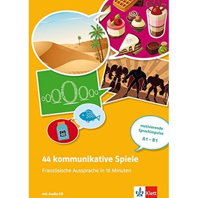 Janine Bruchet-Collins - 44 kommunikative Spiele (A1-B1): Französische Aussprache in 10 Minuten - motivierende Sprechimpulse A1-B1. Buch mit Kopiervorlagen, Audio, Poster - Preis vom 16.06.2026 05:30:18 h Janine Bruchet-Collins - 44 kommunikative Spiele (A1-B1): Französische Aussprache in 10 Minuten - motivierende Sprechimpulse A1-B1. Buch mit Kopiervorlagen, Audio, Poster - Preis vom 16.06.2026 05:30:18 h