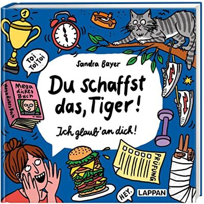Bayer Du schaffst das, Tiger! Ich glaub' an dich!: Geschenkbuch über Unterstützung, Mutmachen, Prüfung,Freundschaft, Familie - Preis vom 07.08.2026 11:47:26 h Bayer Du schaffst das, Tiger! Ich glaub' an dich!: Geschenkbuch über Unterstützung, Mutmachen, Prüfung,Freundschaft, Familie - Preis vom 07.08.2026 11:47:26 h