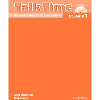 Susan Stempleski - Talk Time 1. Test Booklet Audio CD: Everyday English Conversation Test Booklet - Preis vom 20.06.2026 05:23:55 h Susan Stempleski - Talk Time 1. Test Booklet Audio CD: Everyday English Conversation Test Booklet - Preis vom 20.06.2026 05:23:55 h