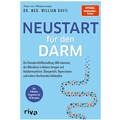 William Davis - Neustart für den Darm: Die Dünndarmfehlbesiedlung SIBO erkennen, das Mikrobiom in Balance bringen und Reizdarmsyndrom, Übergewicht, Depressionen und weitere Beschwerden bekämpfen. 4-Wochen-Programm - Preis vom 24.06.2026 07:42:13 h William Davis - Neustart für den Darm: Die Dünndarmfehlbesiedlung SIBO erkennen, das Mikrobiom in Balance bringen und Reizdarmsyndrom, Übergewicht, Depressionen und weitere Beschwerden bekämpfen. 4-Wochen-Programm - Preis vom 24.06.2026 07:42:13 h