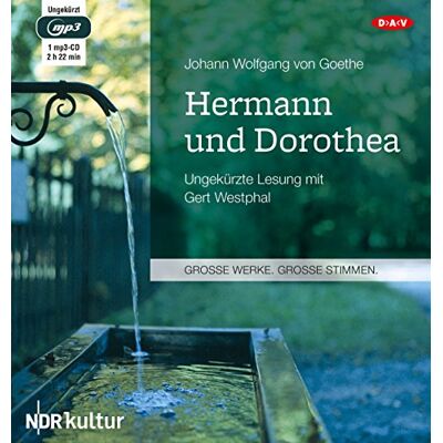 Goethe, Johann Wolfgang von - Hermann und Dorothea: Ungekürzte Lesung mit Gert Westphal (1 mp3-CD) - Preis vom 20.06.2026 05:23:55 h Goethe, Johann Wolfgang von - Hermann und Dorothea: Ungekürzte Lesung mit Gert Westphal (1 mp3-CD) - Preis vom 20.06.2026 05:23:55 h