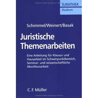 Roland Juristische Themenarbeiten: Anleitung für Klausur und Hausarbeit im Schwerpunktbereich, Seminararbeit, Bachelor- und Master-Thesis: Eine Anleitung für ... und wissenschaftliche Abschlussarbeit - Preis vom 17.06.2026 05:34:31 h Roland Juristische Themenarbeiten: Anleitung für Klausur und Hausarbeit im Schwerpunktbereich, Seminararbeit, Bachelor- und Master-Thesis: Eine Anleitung für ... und wissenschaftliche Abschlussarbeit - Preis vom 17.06.2026 05:34:31 h