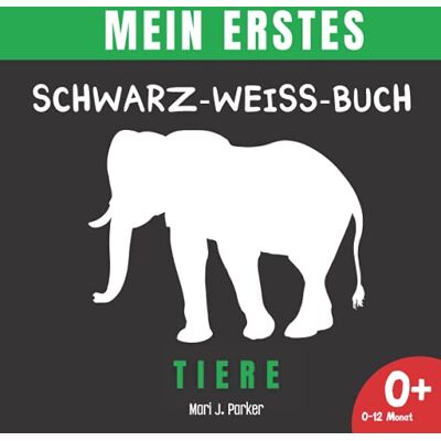 Parker Mein Erstes Schwarz-Weiß-Buch -Tiere.: Frühe Entwicklung Bilderbuch für Neugeborene für Neugeborene. Kontrast Karten, Sinneserziehung für Kleinkinder im Alter von 0-12 Monat. - Preis vom 24.06.2026 07:42:13 h Parker Mein Erstes Schwarz-Weiß-Buch -Tiere.: Frühe Entwicklung Bilderbuch für Neugeborene für Neugeborene. Kontrast Karten, Sinneserziehung für Kleinkinder im Alter von 0-12 Monat. - Preis vom 24.06.2026 07:42:13 h