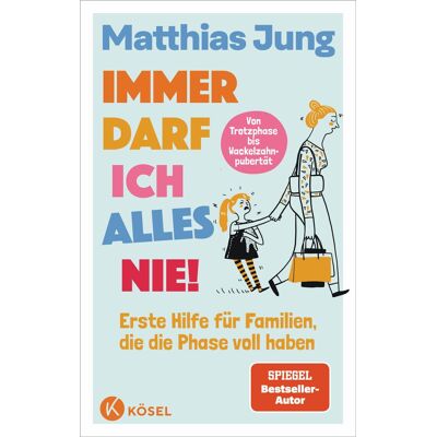 Matthias Jung - Immer darf ich alles nie!: Erste Hilfe für Familien, die die Phase voll haben - Von Trotzphase bis Wackelzahnpubertät - Neues Bühnenprogramm zum Buch - Mit einem Vorwort von Eva Karl Faltermeier - Preis vom 22.06.2026 11:45:37 h Matthias Jung - Immer darf ich alles nie!: Erste Hilfe für Familien, die die Phase voll haben - Von Trotzphase bis Wackelzahnpubertät - Neues Bühnenprogramm zum Buch - Mit einem Vorwort von Eva Karl Faltermeier - Preis vom 22.06.2026 11:45:37 h