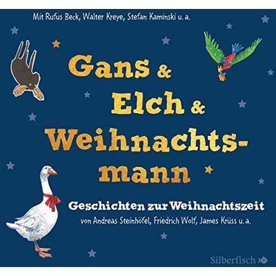 Friedrich Wolf - Gans & Elch & Weihnachtsmann: Geschichten zur Weihnachtszeit: 5 CDs - Preis vom 20.06.2026 05:23:55 h Friedrich Wolf - Gans & Elch & Weihnachtsmann: Geschichten zur Weihnachtszeit: 5 CDs - Preis vom 20.06.2026 05:23:55 h