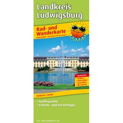 Publicpress - Rad- und Wanderkarte Landkreis Ludwigsburg: Mit Ausflugszielen, Einkehr- & Freizeittipps, wetterfest, reissfest, abwischbar, GPS-genau. 1:50000 - Preis vom 23.06.2026 11:45:09 h Publicpress - Rad- und Wanderkarte Landkreis Ludwigsburg: Mit Ausflugszielen, Einkehr- & Freizeittipps, wetterfest, reissfest, abwischbar, GPS-genau. 1:50000 - Preis vom 23.06.2026 11:45:09 h