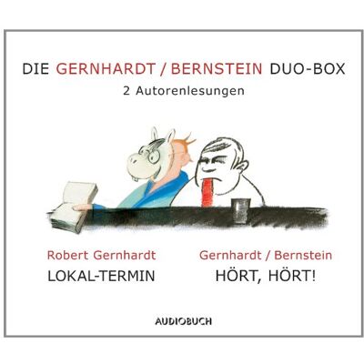 Robert Gernhardt - Die Gernhardt /Bernstein Duo-Box (Lokal-Termin, Hört, hört!) - Preis vom 17.06.2026 05:34:31 h Robert Gernhardt - Die Gernhardt /Bernstein Duo-Box (Lokal-Termin, Hört, hört!) - Preis vom 17.06.2026 05:34:31 h