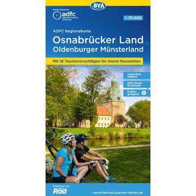 ADFC-Regionalkarte Osnabrücker Land /Oldenburger Münsterland, 1:75.000, mit Tagestourenvorschlägen, reiß- und wetterfest, E-Bike-geeignet, mit ... Download (ADFC-Regionalkarte 1:75000) - Preis vom 17.06.2026 05:34:31 h ADFC-Regionalkarte Osnabrücker Land /Oldenburger Münsterland, 1:75.000, mit Tagestourenvorschlägen, reiß- und wetterfest, E-Bike-geeignet, mit ... Download (ADFC-Regionalkarte 1:75000) - Preis vom 17.06.2026 05:34:31 h