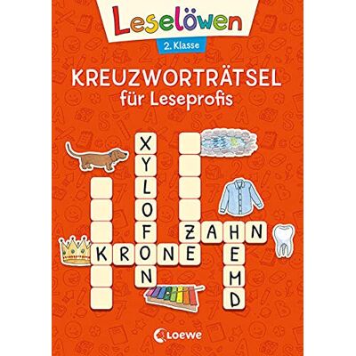 Loewe Erstlesebücher - Leselöwen Kreuzworträtsel für Leseprofis - 2. Klasse (Rotorange): Rätselbuch zum Lesenlernen für Kinder ab 7 Jahre (Leselöwen Rätselwelt) - Preis vom 22.09.2026 03:35:57 h Loewe Erstlesebücher - Leselöwen Kreuzworträtsel für Leseprofis - 2. Klasse (Rotorange): Rätselbuch zum Lesenlernen für Kinder ab 7 Jahre (Leselöwen Rätselwelt) - Preis vom 22.09.2026 03:35:57 h