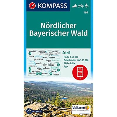 KOMPASS-Karten GmbH - Nördlicher Bayerischer Wald: 4in1 Wanderkarte 1:50000 mit Aktiv Guide und Detailkarten inklusive Karte zur offline Verwendung in der KOMPASS-App. Fahrradfahren. Langlaufen. (KOMPASS-Wanderkarten) - Preis vom 23.06.2026 11:45:09 h KOMPASS-Karten GmbH - Nördlicher Bayerischer Wald: 4in1 Wanderkarte 1:50000 mit Aktiv Guide und Detailkarten inklusive Karte zur offline Verwendung in der KOMPASS-App. Fahrradfahren. Langlaufen. (KOMPASS-Wanderkarten) - Preis vom 23.06.2026 11:45:09 h