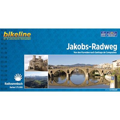 bikeline - Jakobs-Radweg: Von den Pyrenäen nach Santiago de Campostela. Radtourenbuch 1:75 000 GPS-Tracks-Download, wetterfest/reißfest (Bikeline Radtourenbücher) - Preis vom 16.06.2026 05:30:18 h bikeline - Jakobs-Radweg: Von den Pyrenäen nach Santiago de Campostela. Radtourenbuch 1:75 000 GPS-Tracks-Download, wetterfest/reißfest (Bikeline Radtourenbücher) - Preis vom 16.06.2026 05:30:18 h