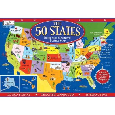 Creative Media Applications - The 50 States Book and Magnetic Puzzle Map - Preis vom 22.09.2026 03:35:57 h Creative Media Applications - The 50 States Book and Magnetic Puzzle Map - Preis vom 22.09.2026 03:35:57 h