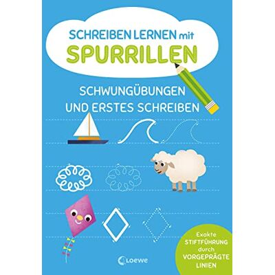 Loewe Schreiben lernen mit Spurrillen - Schwungübungen und erstes Schreiben: Schreibblock mit vorgeprägten Linien für Vorschulkindern ab 5 Jahren - Preis vom 22.06.2026 23:23:57 h Loewe Schreiben lernen mit Spurrillen - Schwungübungen und erstes Schreiben: Schreibblock mit vorgeprägten Linien für Vorschulkindern ab 5 Jahren - Preis vom 22.06.2026 23:23:57 h