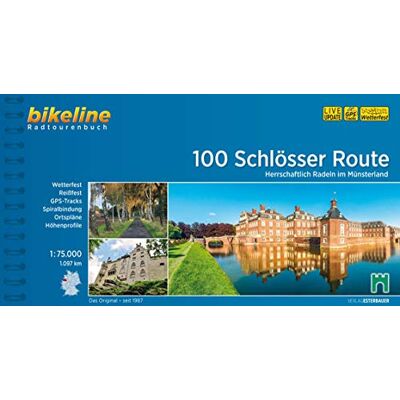 Esterbauer Verlag - 100 Schlösser Route: Herrschaftlich Radeln im Münsterland, 1.097 km, 1:75.000, wetterfest/reißfest, GPS-Tracks Download, LiveUpdate (Bikeline Radtourenbücher) - Preis vom 17.06.2026 05:34:31 h Esterbauer Verlag - 100 Schlösser Route: Herrschaftlich Radeln im Münsterland, 1.097 km, 1:75.000, wetterfest/reißfest, GPS-Tracks Download, LiveUpdate (Bikeline Radtourenbücher) - Preis vom 17.06.2026 05:34:31 h